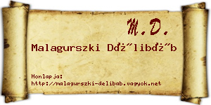 Malagurszki Délibáb névjegykártya